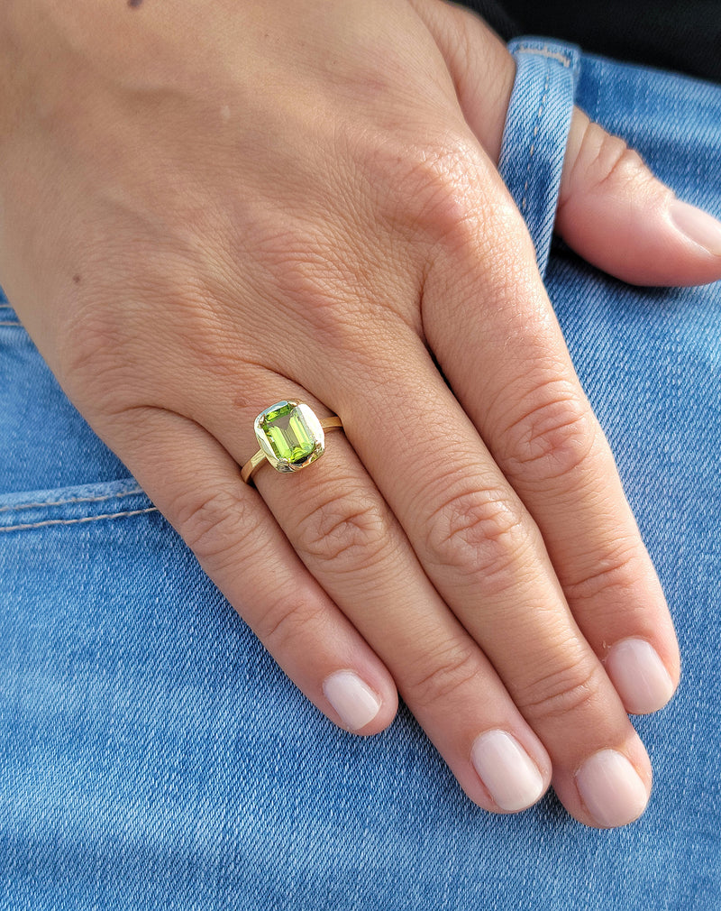 Peridot Ring - Mila Gems