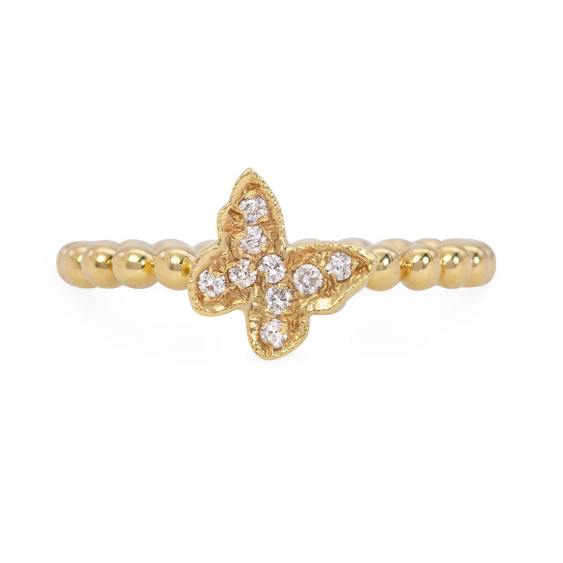 Diamond Butterfly Ring - Mila Gems