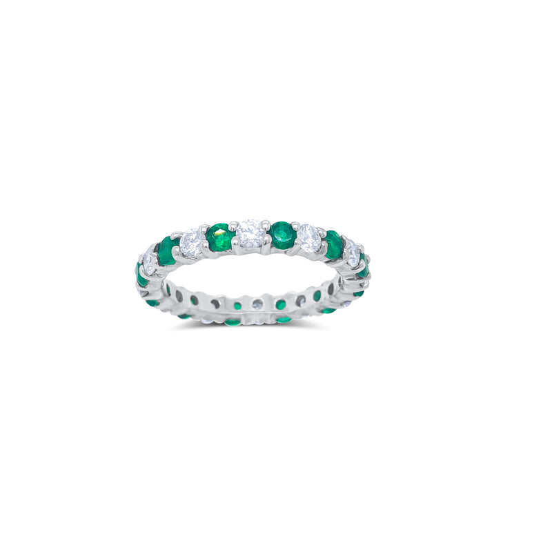 Emerald and Diamond Ring - Mila Gems